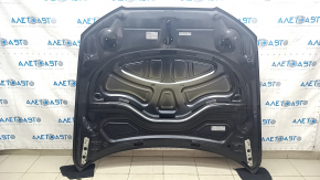Bare hood Audi A6 C7 12-18 aluminum, black LY9T, sand, chips