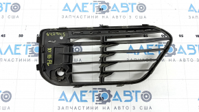 Lower grille of the front bumper left BMW X1 F48 16-19 X-line open for parking sensors, sand, bumps