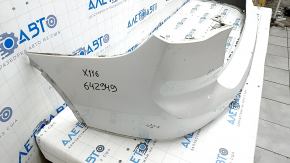 Rear bumper upper part BMW X1 F48 16-22 white, scratches