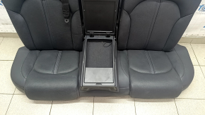 Rear row of seats 2nd row Audi A6 C7 12-18 Prestige, black leather, perforated, dented leather