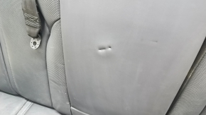 Rear row of seats 2nd row Audi A6 C7 12-18 Prestige, black leather, perforated, dented leather
