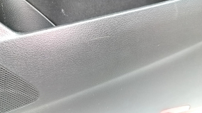 Door trim card front right VW Tiguan 09-17 black, with black insert cloth, armrest cloth, scratches