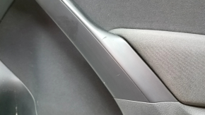 Door trim card front right VW Tiguan 09-17 black, with black insert cloth, armrest cloth, scratches