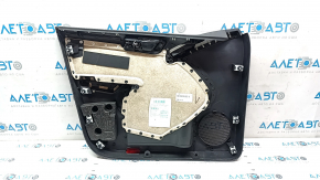 Door trim card front right VW Tiguan 09-17 black, with black insert cloth, armrest cloth, scratches