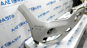 Front bumper bare BMW X1 F48 16-19 white, for parking sensors, bumpers, dents