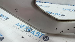 Front bumper bare BMW X1 F48 16-19 white, for parking sensors, bumpers, dents
