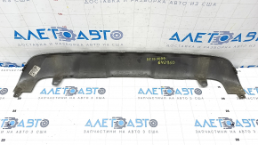Rear bumper lip trim BMW X1 F48 16-22 X-line gray structure, scratches, cracks in fasteners, dents