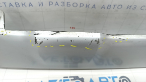 Rear bumper lip trim BMW X1 F48 16-22 X-line gray structure, scratches, cracks in fasteners, dents