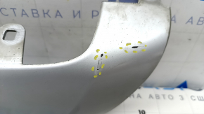 Rear bumper lip trim BMW X1 F48 16-22 X-line gray structure, scratches, cracks in fasteners, dents
