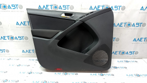 Door trim card front left VW Tiguan 09-17 black with black insert cloth, armrest cloth
