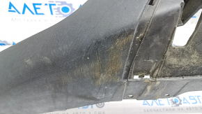 Front bumper lip BMW X1 F48 16-19 structure for parking sensors, scratches, dents, non-factory holes