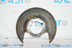 Brake disc cover rear right Chevrolet Bolt 17 - rusty