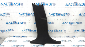 Lower left center pillar trim BMW X1 F48 16-22 black, scratches, broken fasteners