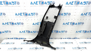Lower left center pillar trim BMW X1 F48 16-22 black, scratches, broken fasteners