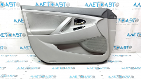 Door trim card front left Toyota Camry v40 gray, velour, plastic turned white