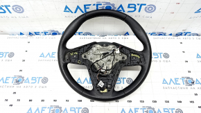 Bare steering wheel BMW X1 F48 16-22 leather black with heating, worn, torn fastening