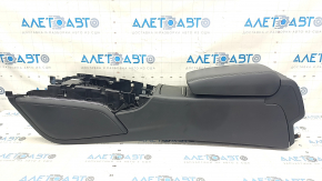 Central console armrest and cup holders Audi A6 C7 12-18 black
