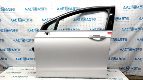 Door assembly front left Ford Fusion mk5 13-20 white UG, chipped trim