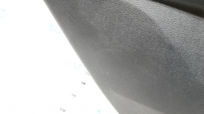 Door trim card rear left Honda Accord 13-17 black with black insert leather, armrest leather, scratches