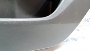 Door trim card rear right Honda Accord 13-17 black with black insert leather, armrest leather, scratches