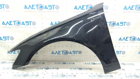 Front left wing Audi A6 C7 12-18 black LY9T