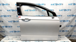 Door assembly front right Ford Fusion mk5 13-20 white UG, pressed molding, rubbed overlay