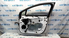 Door assembly front right Ford Fusion mk5 13-20 white UG, pressed molding, rubbed overlay