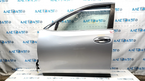 Door assembly front left Nissan Rogue 14-20 Keyless, silver K23, worn overlay