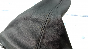 Gear knob BMW X1 F48 16-19 leather black, worn, scratches, needs cleaning