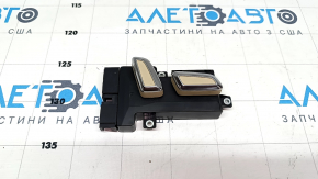 Passenger seat control Audi A4 B8 08-16 beige, with chrome insert
