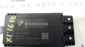 BMW X1 F48 16-22 passenger seat control unit broken mounts