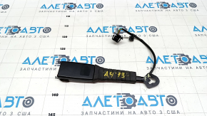 Seat belt latch front right Audi A4 B8 08-16 black