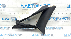 Rear window trim left Audi A6 C7 12-18 black, broken fasteners, scratches