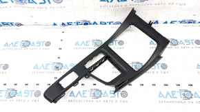 Center console trim BMW X1 F48 16-22 black matt