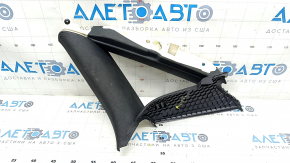 Rear window trim right Audi A6 C7 12-18 black, broken fasteners, scratches