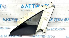 Rear window trim right Audi A6 C7 12-18 black, broken fasteners, scratches