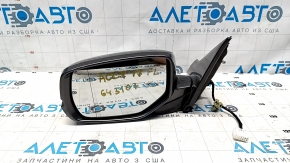 Side mirror left Honda Accord 14-17 6 pins, turn signal, graphite NH797M, rubbed