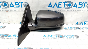 Side mirror left Honda Accord 14-17 6 pins, turn signal, graphite NH797M, rubbed