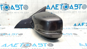 Side mirror left Honda Accord 14-17 6 pins, turn signal, graphite NH797M, rubbed
