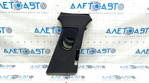 Upper right center pillar trim for Audi A6 C7 12-18 under deflector, black