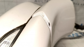 Side mirror right Ford Fusion mk5 13-20 11 pins, turn signal, heating, backlight, white UG, broken element, broken housing