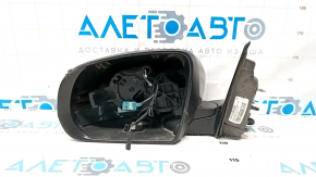 Side mirror left Jeep Cherokee KL 19-21 7+7 pins, BSM, heated, backlight, turn signal, red PRV, without element, worn