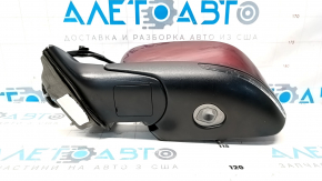 Side mirror left Jeep Cherokee KL 19-21 7+7 pins, BSM, heated, backlight, turn signal, red PRV, without element, worn