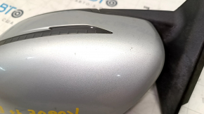 Side mirror left Nissan Rogue 17-20 7 pins, heated, turn signal, silver K23, pokes