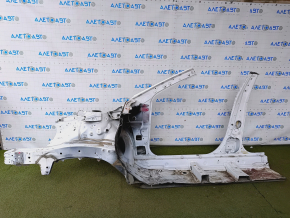 Front right quarter Toyota Camry v50 12-14 usa sawed off, with central pillar, white, painted 0.4mm-0.5mm