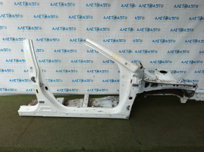 Front right quarter Toyota Camry v50 12-14 usa sawed off, with central pillar, white, painted 0.4mm-0.5mm
