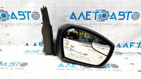 Side mirror right Ford Escape MK3 17-19 rest 5 pins, heated, blue N6, worn
