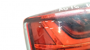Light outer wing left Audi A6 C7 16-18 rest, scratches