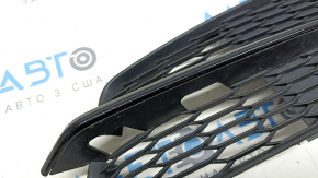 Front bumper grille left Audi A6 C7 16-18 rest, mesh, black gloss, sand