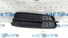 Front bumper grille right Audi A6 C7 16-18 rest, mesh, black gloss, sand